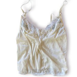 Vintage Ivory Lace Trim Camisole